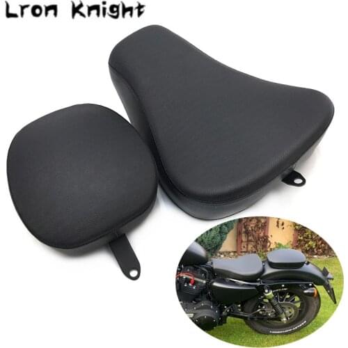 For Harley Sportster XL 1200 883 72 48 2004-2019 2011 2012 2013 2014 2015 2016 Motorcycle Passenger Rear Seat Pad Leather Pillow