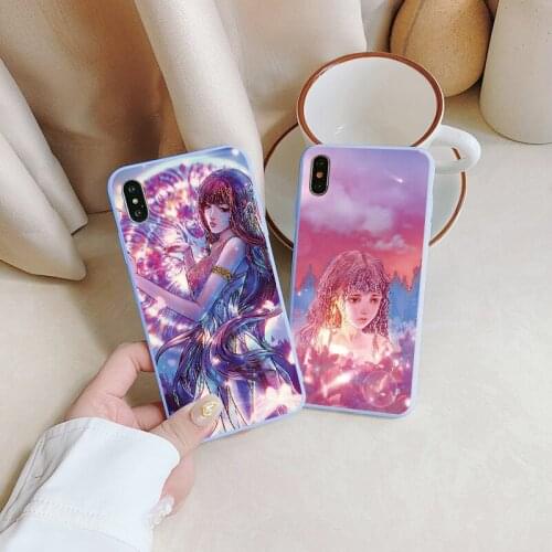 Cartoon Fashion Beautiful Girl Phone Case For iPhone 6s 7 8 Plus SE2020 11 12 Pro Max X XS MAX XR Soft Silicone Back Cover Shell