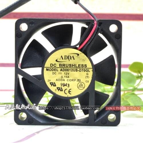 New original AD0612US-D70GL 6CM 6015 12V 0.15A mute power supply high-speed chassis fan
