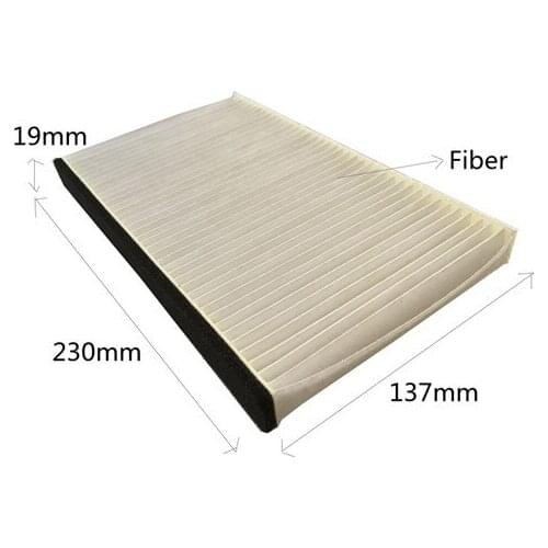 Wholesale Factory Outlet B7200-3AWOA-D403 White Fiber Auto Cabin Air Filter for NISSAN 19*230*137mm
