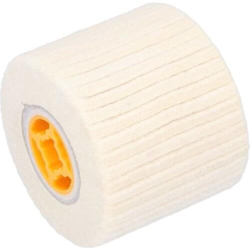 Burnishing Wheel Good Polishing Effect Clear Lines Wool Polishing Wheel Wear‑Resistant for Hotel Use Home Garden Bathroom