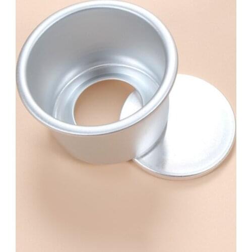 1 Pcs Mini Round Cake Mould Cheesecake Pan Pudding Mould DIY Removable Bottom Mold Template Non Stick Baking Tools Bakeware