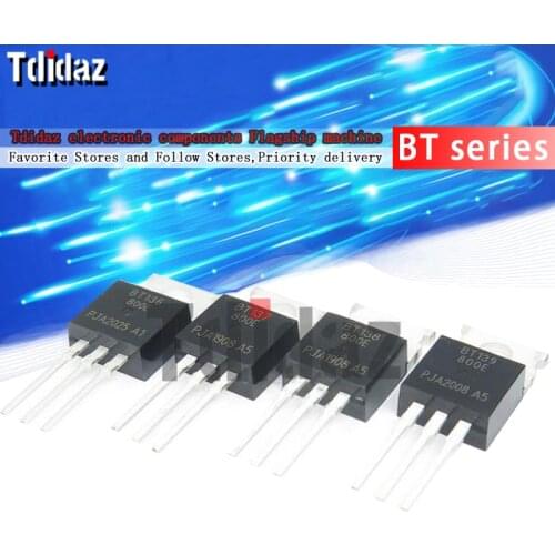 10PCS BT136-600E BT137-600E BT138-600E BT139-600E BT136-800E BT137-800E BT138-800E BT139-800E TO-220 BT136 BT137 BT138 BT139 IC