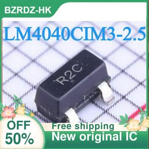 2-10PCS/lot LM4040CIM3-2.5/LM4040CIM3X-5.0 SOT23-3 R2C/R5C New original IC