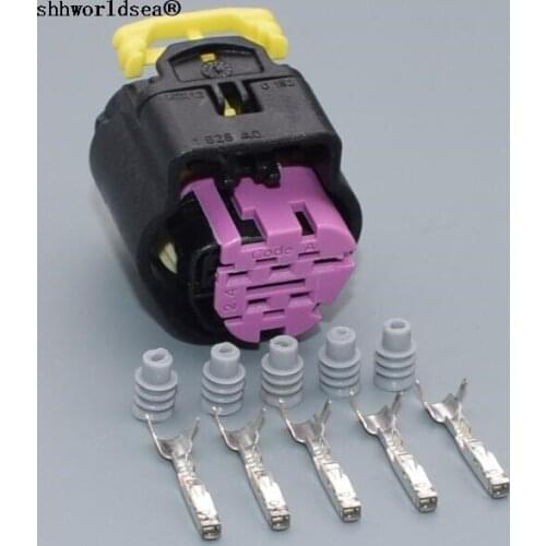 Shhworldse Code A Female 5 Pin Automotive Electric Wire Connector 1928405138 1 928 405 138 Inject Sensor Fits For VW Audi Ford