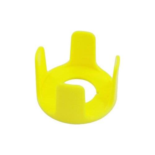 7/8" Yellow Plastic Quadruped Protective Cover for Push Switch Button