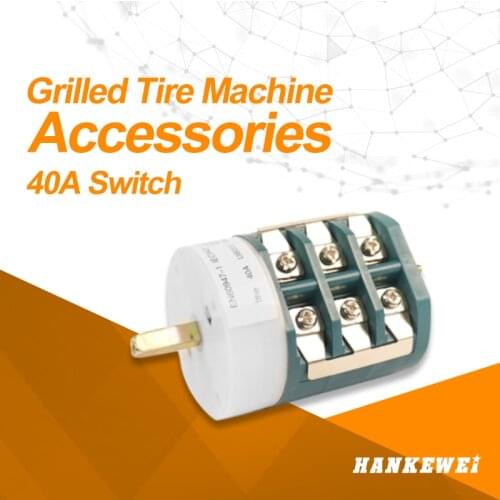 40A 220V/380V Car Tire Changer Machine Motor Forward Reverse Switch Turn On-Off Repair Tool Accessories NEW