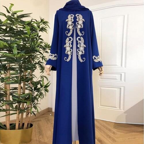Bbonlinedress Moroccan Caftan Evening Dresses Beads Hand Work Muslim Evening Dress Arabic Abaya Formal Dress robe de soiree