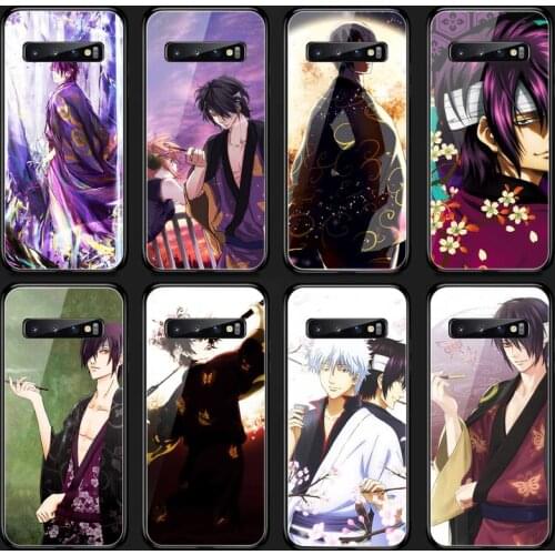 Slok GINTAMA Takasugi Shinsuke Phone Case Tempered Glass For Samsung S20 Plus S7 S8 S9 S10E Plus Note 8 9 10 Plus A7 2018