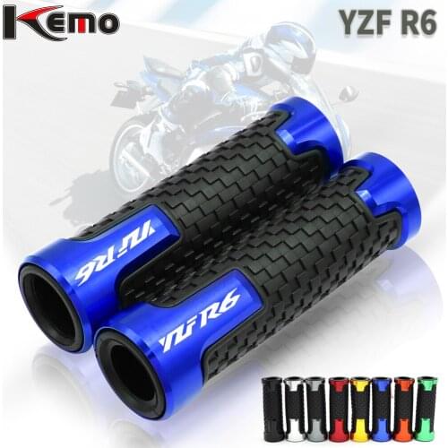 For YAMAHA YZF R6 YZFR6 YZF-R6 7/8" 22mm Universal Motorcycle Accessories CNC Aluminum Handlebar Hand Grips Handle Bar End Grip