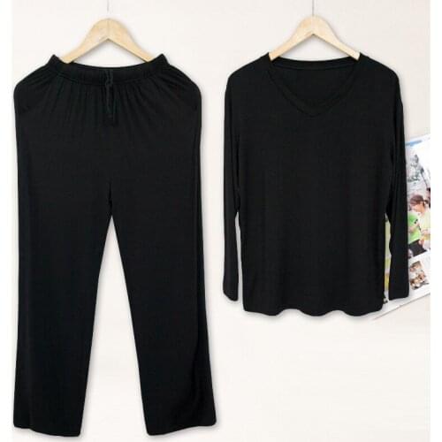 Homewear Couple Sleepwear 2pcs Long Sleeve &pant Sleep Suit women Nightwear Home Clothes Soft Sleepwear Lovers pijama Sets