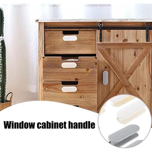 2-piece Window, Door and Cabinet Handle Button, Punch-free Drawer Handle Storage Rack, Multi-function, Labor-saving Assistance