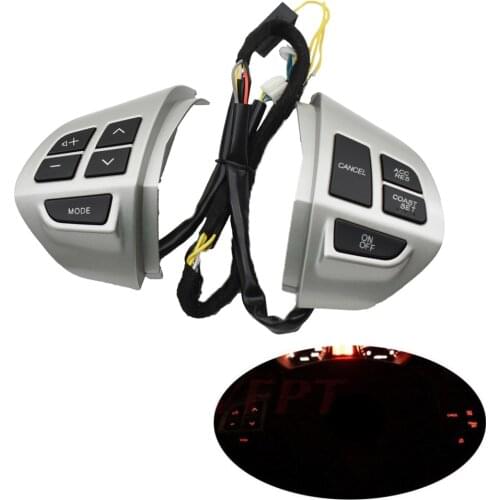 High quality Steering wheel control buttons silver buttons For Mitsubishi ASX 2007-2012 Outlander