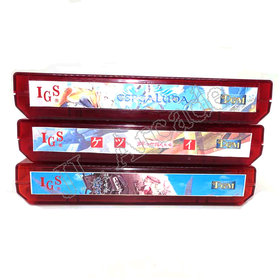 IGS Collectible Arcade Gaming Cards Replacement Parts Second Hand Ketsui/Dai Ou Jou DoDonPachi Blissful Dea/ ESPGALUDA II HD