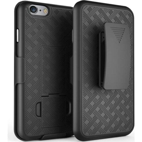 Holster Combo Belt Case with Clip Slim Armor Hard Protective Shell Cover for iPhone 7/iPhone 8 Kickstand Swivel Belt Clip