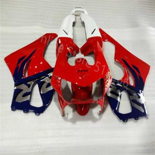 Red white black motorcycle fairing for honda CBR600F3 1997 1998 Full fairing kits CBR600 F3 1997 1998 ABS fairing
