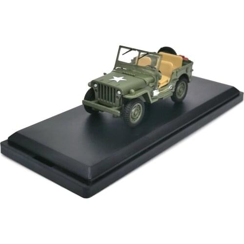 Diecast 1:50 Scale Willis Off-road Alloy Car Model Collection Ornaments Vehicle Adult Toys Decoration Souvenir