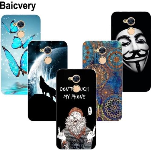 Hot Sale New Arrival Soft Silicon Case for Huawei Honor 6A Pro 5.0 inch Flower New Cover for Huawei Honor 6APro