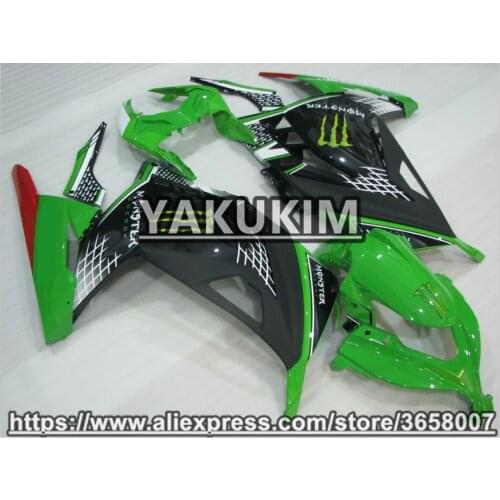 For Kawasaki Ninja 300 EX ZX 300 2013 2014 2015 Motocycle Fairings EX300 ZX300 2013-2015 ABS Injection Fairings Kit Custom Body