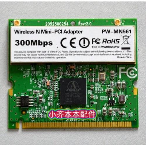 Wholesale Atheros AR9223 Wireless N WiFi Adapter PW-MN561 Mini-PCI 300M WLAN Card for Acer Asus Dell Toshiba