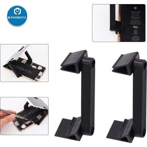 2Pcs Screen Clip Fixture Plastic Clip LCD Screen Fastening Fixture Tablet PC Holder for iPhone X 8 7 6 DIY Repair Hand Tools