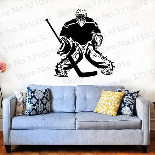 Hot ice hockey Wall Sticker Wall Decal Sticker Home Decor Living Room Bedroom Wall Decal naklejki stickers muraux PW578