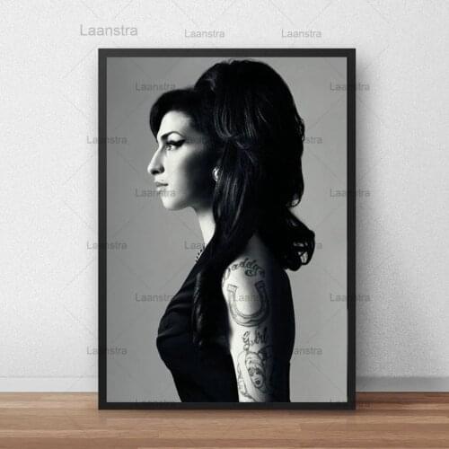 Amy Winehouse Poster Music Singer Star Canvas Painting Art Home Decor Quality Painting Wall Art