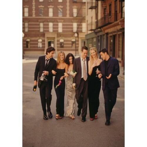 USA TV Series Friends poster kraft paper retro poster home decor wall stickers paintings decorative livingroom bar decor gift A1