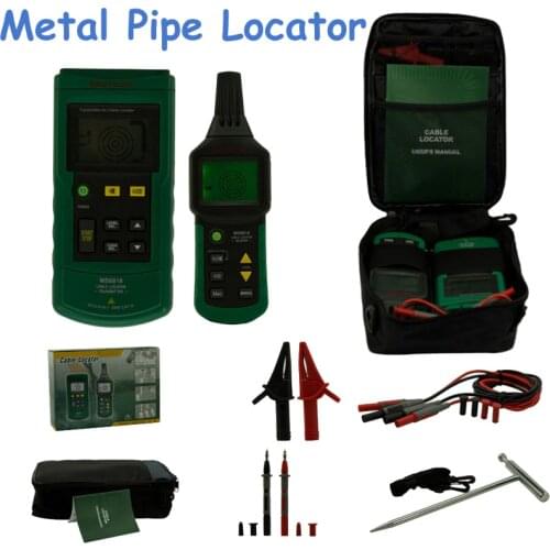 Professional Mastech Wire Cable Tracker Metal Pipe Locator Tester Meter 12~400V Detector MS6818