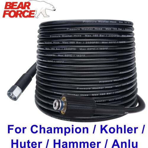 High Pressure Washer Hose Car Washer Water Cleaning Hose 10m * 160bar for Huter IPC Hammer Kohler Champion pressure washer