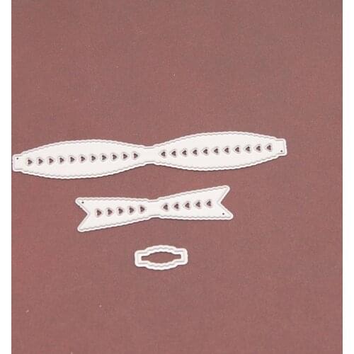 Reunion 3D Bow Metal Cutting Dies Scrapbooking Craft Mold Cut Die Stencil Handmade Paper Card Make Template