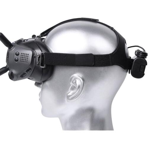 Protective Shell Lightweight Battery Carrying Case Back Clip Cable Winder for FPV V2 Flying Glasses Accessories