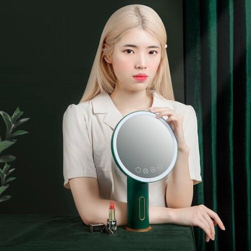LED Makeup Mirror High-Definition Large Mirror With Lamp Desktop Household Multi-Function Fill Light Rotatable Beauty Mirror