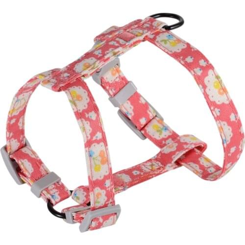1Pc Adjustable Cat Harness And Lead Set Cloth Rope Pet Dog Puppy Cat Lead Leash Harness Walking Chest Strap Pet Lead