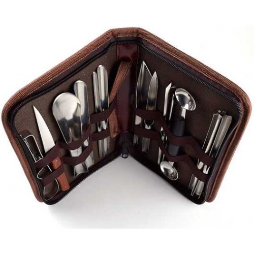 High quality 13 Pcs multifunctional Vegetable Fruit Carving Chisel Tool, food carving knives set, Chef tool set