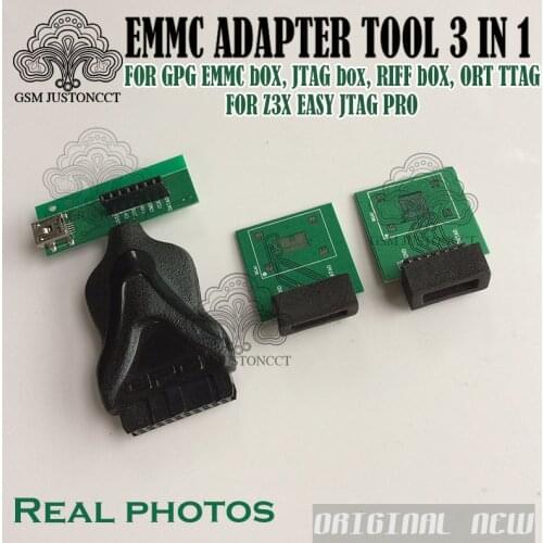 2018 ORIGINAL NEW GPG 3 in 1 Adaptor EMMC Adaptor Tool For Z3X Easy Jtag Pro for GPG emmc box, jtag box, riff box, ort jtag box