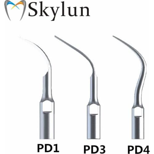 3PCS Dental Ultrasonic Scaler Tips PD1 PD3 PD4 Scaling Tips Fits SATELEC UDS NSK Handpiece CE Approved Tooth Whitening