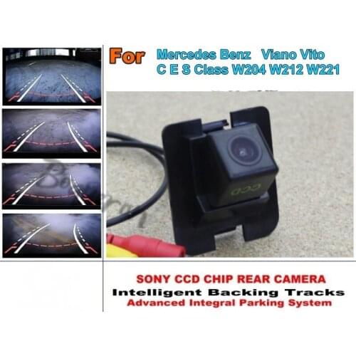 For Mercedes Benz C E S Class W204 W212 W221 Car Intelligent Parking Tracks Camera / HD Back up Reverse Camera Rear View Camera