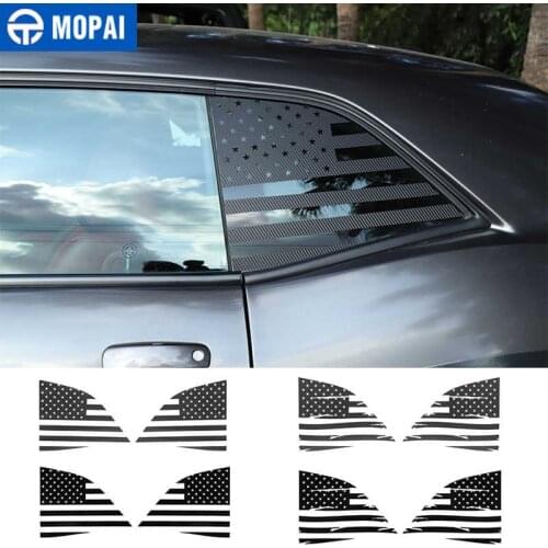 MOPAI Car Stickers for Dodge Challenger 2008+ Car Rear Window Decoration Cover for Dodge Challenger 2008-2020 Accessories