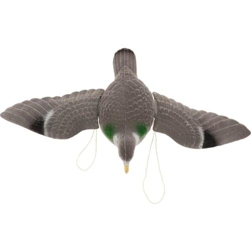 Flying Pigeon Pest Deterrent Garden Bird Scarer Decoy Pond Decor Repellent