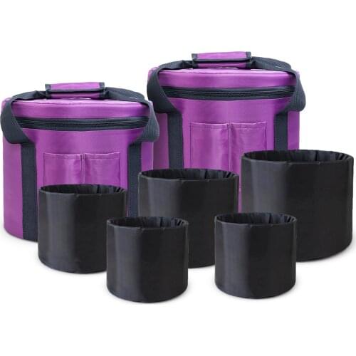 KVKA canvas Bag for Quartz Crystal Singing Bowl set 6-12 inch set singing bowl carrying