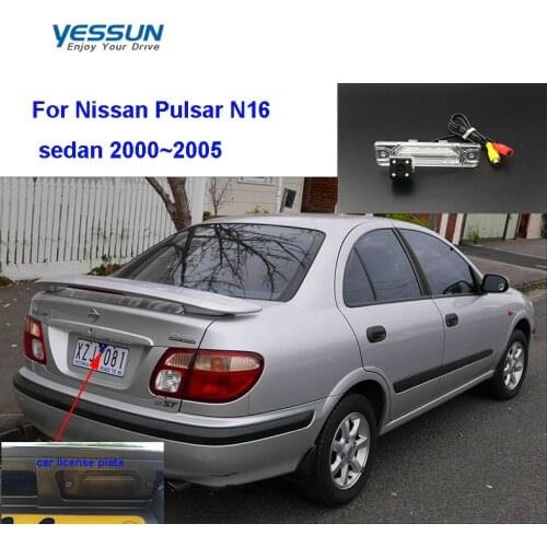 Yessun HD CCD Night Vision rear view camera For Nissan Pulsar N16 sedan 2000~2005 backup camera /license plate camera