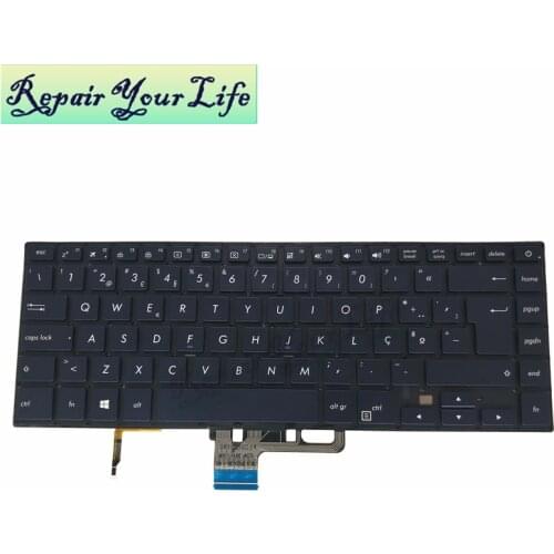 Keyboard for ASUS PO Portuguese UX550 UX550VE UX550VD UX550VW GE GD 0KNB0-4625PO00 AEBKHT00020 blue kb backlight fashionable