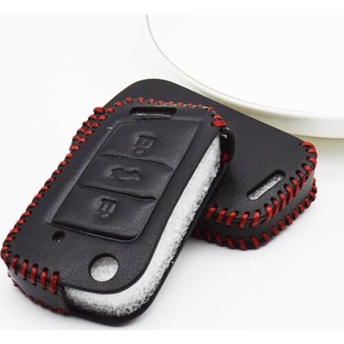 KUKAKEY Car Key Case Cover For Seat Leon 2 1 3 Fr 5F Mk3 MK2 5F Ibiza Altea Ateca Alhambra Toledo Cordoba Key Ring Accessories
