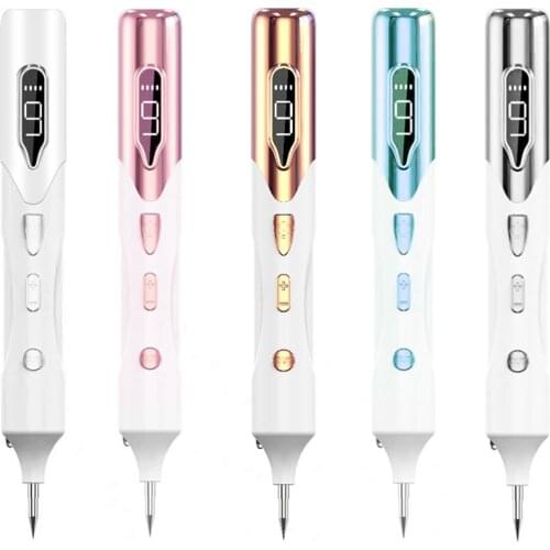 LCD Plasma Pen Laser Freckle Tattoo Mole Removal Machine USB Charging Face Care Skin Tag Removal Freckle Wart Dark Spot Remover