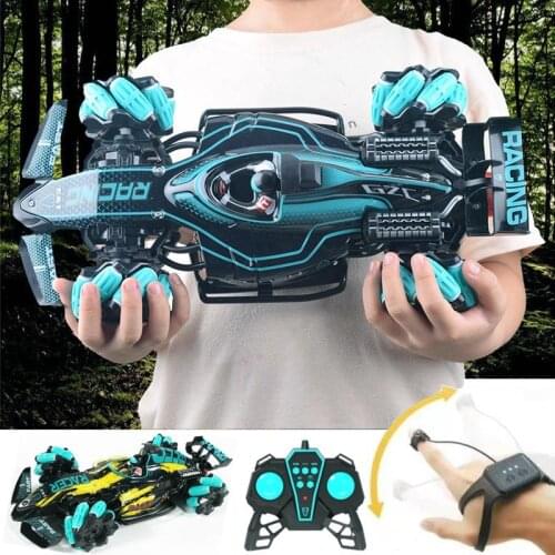Dual Remote Control Stunt Car 1:12 Four-wheel Drive RCl F1 SPEED Cars Drift Racing High-speed Small Luminous Spray Toy