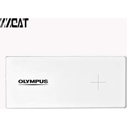 Microscope Calibration Micrometer 0.01mm Division 7mm Cross Scale Calibration Ruler Objective Micrometer for Olympus Microscope