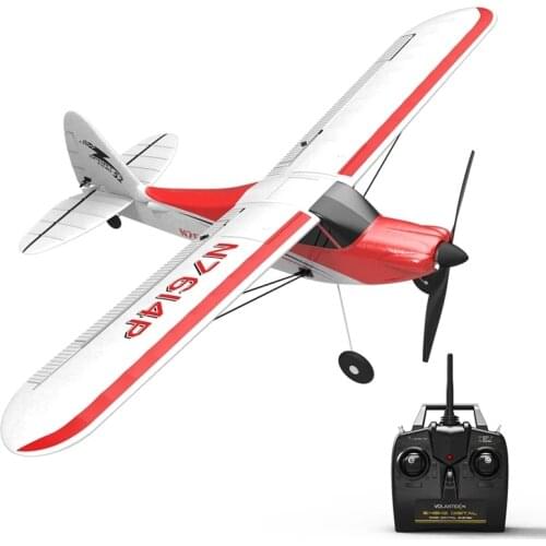 Volantex Sport Cub 500 761-4 4CH One-Key Aerobatic Beginner Trainer RC Glider Airplane RTF Built In 6-Axis Gyro outdoor rc plane