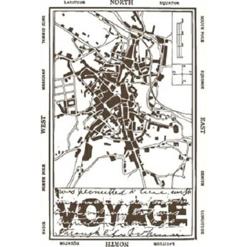 Voyage Transparent Clear Silicone Stamp/Seal for DIY scrapbooking/photo album Decorative clear stamp sheets M1456