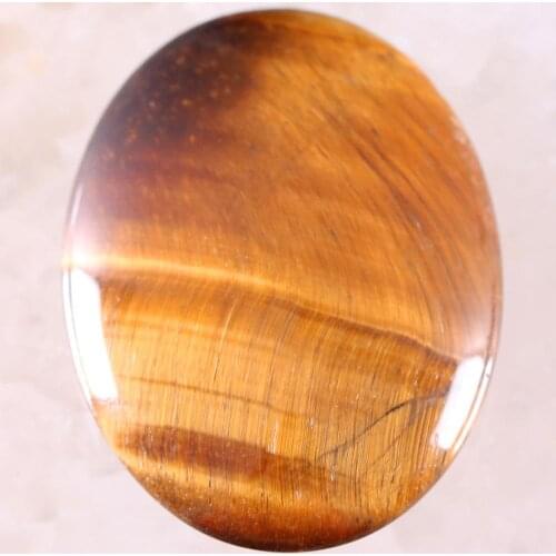 Reiki Healing CAB Cabochon Natural Energy stone Gold Tiger eye For Jewelry Making Women Men Gem Cabochon Sides Are The Same Bead